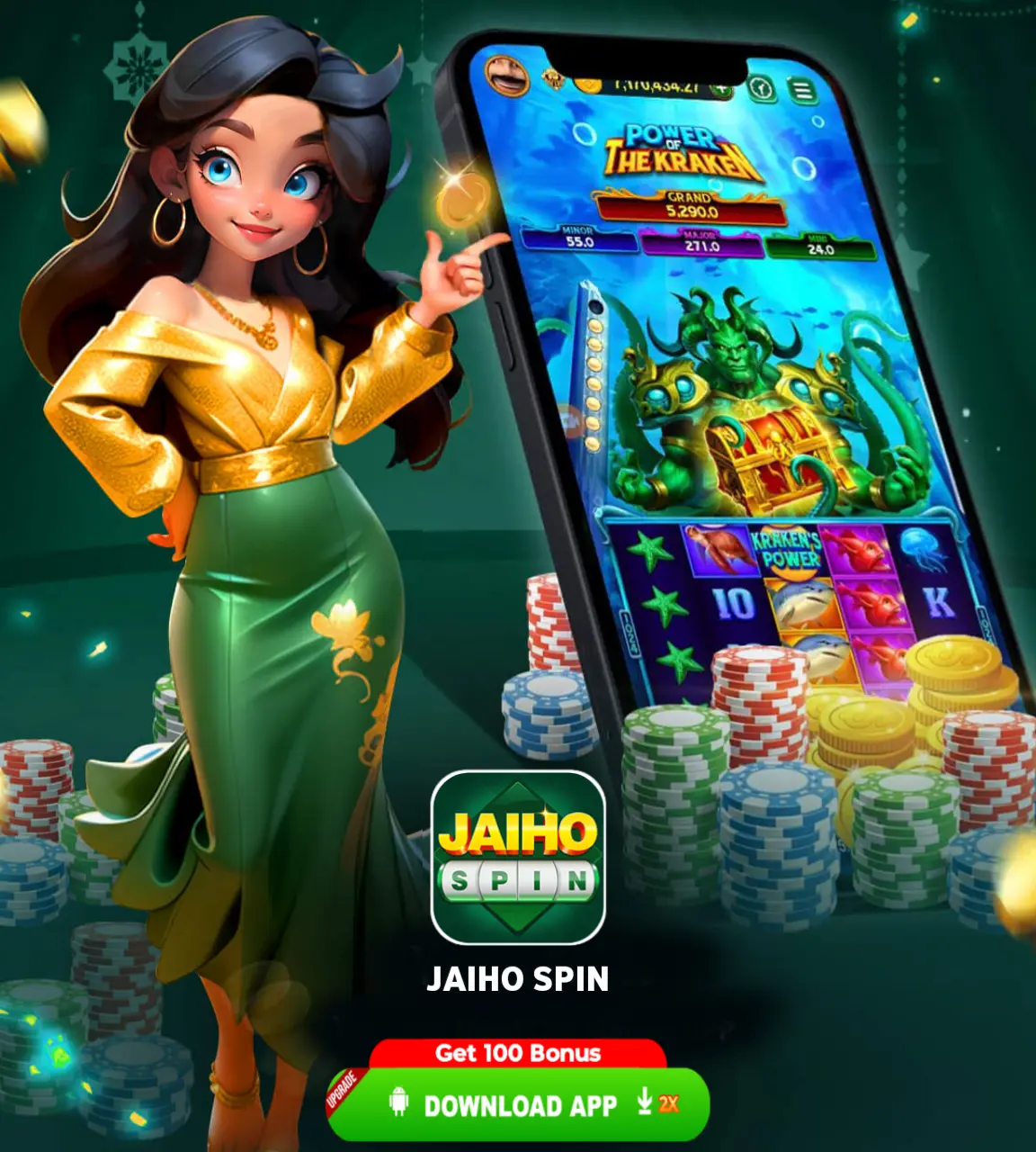 Jaiho Spin Apk Banner